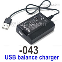 UDIRC 1607 Parts USB balance charger.The kit number is 1601-043, UDIRC 1/16 RC Rally Car Replacement Accesories.