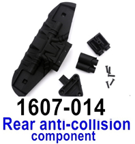 UDIRC 1607 Parts Rear anti-collision components.The kit number is 1607-014, UDIRC 1/16 RC Rally Car Replacement Accesories.