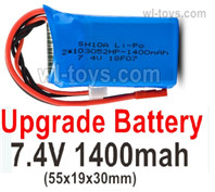 UDIRC 1608 Parts Upgrade Battery-Upgrade 7.4v 1400mah battery. UDIRC 1608 Parts Parts, The battery size is 55x30x19mm.The weight is aoubt 61.5g.