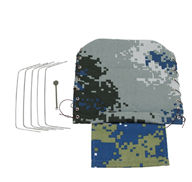 WPL B-16 B16 Parts-01-03 6 drive Military truck awning-Camouflage-Blue,WPL B-16 B16 RC Car Parts,WPL 6X6 Parts,WPL B16 B-16 RC Military Truck Spare parts Accessories,WPL 1:16 Off-road Truck Parts