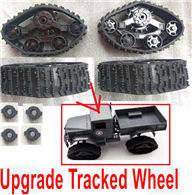 WPL B-16 B16 Parts-02-07 Upgrade Tracked Wheel(4 set),WPL B-24 B24 RC Car Parts,WPL 6X6 Parts,WPL B16 B-16 RC Military Truck Spare parts Accessories,WPL 1:16 Off-road Truck Parts
