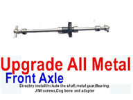 WPL B-16 B16 Parts-08-08 Upgrade All Metal Rear axle shaft(Directlry install,Include the shaft,metal gear,Bearing) ,WPL B-16 B16 RC Car Parts,WPL 6X6 Parts,WPL B16 B-16 RC Military Truck Spare parts Accessories,WPL 1:16 Off-road Truck Parts