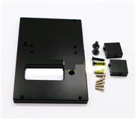 WPL B-16 B16 Parts-18-05 Upgrade Metal Servo Fixed seat,Servo Frame-Black,WPL B-16 B16 RC Car Parts,WPL 6X6 Parts,WPL B16 B-16 RC Military Truck Spare parts Accessories,WPL 1:16 Off-road Truck Parts