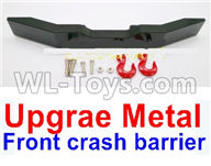 WPL B-16 B16 Parts-20-02 Upgrade Metal Front crash barrier-Black,WPL B-16 B16 RC Car Parts,WPL 6X6 Parts,WPL B16 B-16 RC Military Truck Spare parts Accessories,WPL 1:16 Off-road Truck Parts