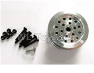 WPL B-36 B36 URAL-4360 Spare Parts-02-06 Upgrade Steel Wheel hub(1pcs)-Not include the tire lether,WPL B-36 B36 RC Car Parts,WPL Parts,WPL B-36 B36 RC Military Truck Spare parts Accessories,WPL 6X6 1:16 Off-road Truck Parts