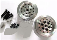 WPL B-36 B36 URAL-4360 Spare Parts-02-07 Upgrade Steel Wheel hub(2pcs)-Not include the tire lether,WPL B-36 B36 RC Car Parts,WPL Parts,WPL B-36 B36 RC Military Truck Spare parts Accessories,WPL 6X6 1:16 Off-road Truck Parts