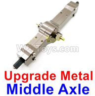 WPL B-36 B36 URAL-4360 Spare Parts-06-03 Upgrade Metal Middle axle-Silver color,WPL B-36 B36 RC Car Parts,WPL Parts,WPL B-36 B36 RC Military Truck Spare parts Accessories,WPL 6X6 1:16 Off-road Truck Parts