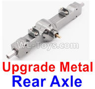 WPL B-36 B36 URAL-4360 Spare Parts-06-04 Upgrade Metal Rear axle-Silver color,WPL B-36 B36 RC Car Parts,WPL Parts,WPL B-36 B36 RC Military Truck Spare parts Accessories,WPL 6X6 1:16 Off-road Truck Parts