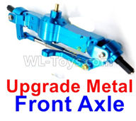 WPL B-36 B36 URAL-4360 Spare Parts-06-10 Upgrade Metal Front axle-Blue color,WPL B-36 B36 RC Car Parts,WPL Parts,WPL B-36 B36 RC Military Truck Spare parts Accessories,WPL 6X6 1:16 Off-road Truck Parts