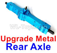 WPL B-36 B36 URAL-4360 Spare Parts-06-12 Upgrade Metal Rear axle-Blue color,WPL B-36 B36 RC Car Parts,WPL Parts,WPL B-36 B36 RC Military Truck Spare parts Accessories,WPL 6X6 1:16 Off-road Truck Parts