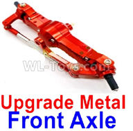 WPL B-36 B36 URAL-4360 Spare Parts-06-14 Upgrade Metal Front axle-Red color,WPL B-36 B36 RC Car Parts,WPL Parts,WPL B-36 B36 RC Military Truck Spare parts Accessories,WPL 6X6 1:16 Off-road Truck Parts