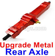WPL B-36 B36 URAL-4360 Spare Parts-06-16 Upgrade Metal Rear axle-Red color,WPL B-36 B36 RC Car Parts,WPL Parts,WPL B-36 B36 RC Military Truck Spare parts Accessories,WPL 6X6 1:16 Off-road Truck Parts