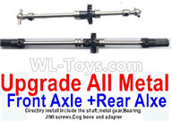 WPL B-36 B36 URAL-4360 Spare Parts-08-05 Upgrade All Metal Front and rear axle shaft(Directlry install,Include the shaft,metal gear,Bearing),WPL B-36 B36 RC Car Parts,WPL Parts,WPL B-36 B36 RC Military Truck Spare parts Accessories,WPL 6X6 1:16 Off-road Truck Parts