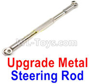 WPL B-36 B36 URAL-4360 Spare Parts-09-04 Upgrade Metal Steering Rod(1pcs)-Silver,WPL B-36 B36 RC Car Parts,WPL Parts,WPL B-36 B36 RC Military Truck Spare parts Accessories,WPL 6X6 1:16 Off-road Truck Parts
