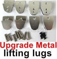 WPL B-36 B36 URAL-4360 Spare Parts-11-04 Upgrade All metal lifting lugs(8pcs), upgrade metal parts For 4 or 6 Drive Miltary truck,WPL B-36 B36 RC Car Parts,WPL Parts,WPL B-36 B36 RC Military Truck Spare parts Accessories,WPL 6X6 1:16 Off-road Truck Parts