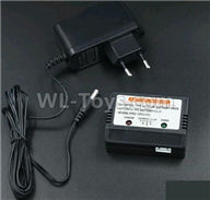 WPL B-36 B36 URAL-4360 Spare Parts-14-12 Upgrade Charger and balance charger Set-Can charge one battery at the same time,WPL B-36 B36 RC Car Parts,WPL Parts,WPL B-36 B36 RC Military Truck Spare parts Accessories,WPL 6X6 1:16 Off-road Truck Parts