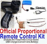 WPL B-36 B36 URAL-4360 Spare Parts-14-15 Official Proportional Remote Control Kit(Include the Transmitter,Circuit board,USB Charger,Convert wire,500mah Battery),WPL B-36 B36 RC Car Parts,WPL Parts,WPL B-36 B36 RC Military Truck Spare parts Accessories,WPL 6X6 1:16 Off-road Truck Parts