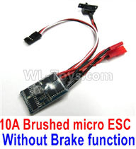 WPL B-36 B36 URAL-4360 Spare Parts-16-04 10ABrushed micro ESC-Without Brake function Version,WPL B-36 B36 RC Car Parts,WPL Parts,WPL B-36 B36 RC Military Truck Spare parts Accessories,WPL 6X6 1:16 Off-road Truck Parts