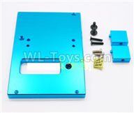 WPL B-36 B36 URAL-4360 Spare Parts-18-03 Upgrade Metal Servo Fixed seat,Servo Frame-Blue,WPL B-36 B36 RC Car Parts,WPL Parts,WPL B-36 B36 RC Military Truck Spare parts Accessories,WPL 6X6 1:16 Off-road Truck Parts