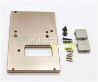 WPL B-36 B36 URAL-4360 Spare Parts-18-04 Upgrade Metal Servo Fixed seat,Servo Frame-Silver,WPL B-36 B36 RC Car Parts,WPL Parts,WPL B-36 B36 RC Military Truck Spare parts Accessories,WPL 6X6 1:16 Off-road Truck Parts