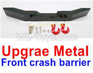 WPL B-36 B36 URAL-4360 Spare Parts-19-03 Upgrade Metal Front crash barrier-Black,WPL B-36 B36 RC Car Parts,WPL Parts,WPL B-36 B36 RC Military Truck Spare parts Accessories,WPL 6X6 1:16 Off-road Truck Parts