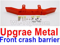 WPL B-36 B36 URAL-4360 Spare Parts-19-05 Upgrade Metal Front crash barrier-Red,WPL B-36 B36 RC Car Parts,WPL Parts,WPL B-36 B36 RC Military Truck Spare parts Accessories,WPL 6X6 1:16 Off-road Truck Parts