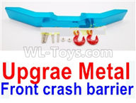 WPL B-36 B36 URAL-4360 Spare Parts-19-06 Upgrade Metal Front crash barrier-Blue,WPL B-36 B36 RC Car Parts,WPL Parts,WPL B-36 B36 RC Military Truck Spare parts Accessories,WPL 6X6 1:16 Off-road Truck Parts