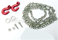 WPL B-36 B36 URAL-4360 Spare Parts-23-04 Metal chain trailer buckle, simulated trailer traction hook tow hook,WPL B-36 B36 RC Car Parts,WPL Parts,WPL B-36 B36 RC Military Truck Spare parts Accessories,WPL 6X6 1:16 Off-road Truck Parts