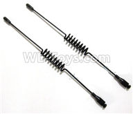 WPL B-36 B36 URAL-4360 Spare Parts-27 Metal antenna, artificial signal line,decorative antenna,decorative parts(2pcs)-16cm Length,WPL B-36 B36 RC Car Parts,WPL Parts,WPL B-36 B36 RC Military Truck Spare parts Accessories,WPL 6X6 1:16 Off-road Truck Parts