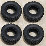 WPL B16 Parts-02-03 Tire lether(4pcs),WPL B16 B-16 RC Car Parts,WPL 6X6 Parts,WPL B16 B-16 RC Military Truck Spare parts Accessories,WPL 1:16 Off-road Truck Parts