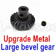 WPL B16 Parts-08-13 Upgrade Metal Large bevel gear,WPL B16 B-16 RC Car Parts,WPL 6X6 Parts,WPL B16 B-16 RC Military Truck Spare parts Accessories,WPL 1:16 Off-road Truck Parts