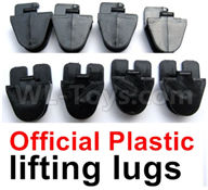 WPL B16 Parts-09-02 Official Plastic lifting lugs(8pcs),WPL B16 B-16 RC Car Parts,WPL 6X6 Parts,WPL B16 B-16 RC Military Truck Spare parts Accessories,WPL 1:16 Off-road Truck Parts