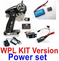WPL B16 Parts-16-01 Upgrade WPL KIT Version Power set(Include the 16-01,02,03,05,06,07 parts),WPL B16 B-16 RC Car Parts,WPL 6X6 Parts,WPL B16 B-16 RC Military Truck Spare parts Accessories,WPL 1:16 Off-road Truck Parts