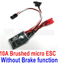 WPL B16 Parts-16-04 10A Brushed micro ESC-Without Brake function Version,WPL B16 B-16 RC Car Parts,WPL 6X6 Parts,WPL B16 B-16 RC Military Truck Spare parts Accessories,WPL 1:16 Off-road Truck Parts
