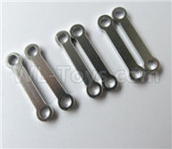WPL B16 Parts-24 Upgrade Rear seesaw lever, upgrade metal lever(6pcs),Upgrade modified parts-Only For six-drive military truck,WPL B16 B-16 RC Car Parts,WPL 6X6 Parts,WPL B16 B-16 RC Military Truck Spare parts Accessories,WPL 1:16 Off-road Truck Parts