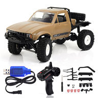WPL C14 C-14 Military Truck,WPL Hercules C14 C-14 RC Car,WPL Half Military Truck,1/16 1:16 desert Off Road Buggy-Yellow WPL-Car-All