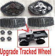WPL C14 C-14 Hercules Parts-02-09 Upgrade Tracked Wheel(4 set)WPL C14 C-14 RC Car Parts,WPL Hercules Parts,WPL C14 C-14 RC Military Truck Spare parts Accessories,WPL 4X4 1:16 Off-road Truck Parts