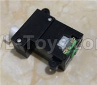 WPL C14 C-14 Hercules Parts-04-00 Steering gearboxWPL C14 C-14 RC Car Parts,WPL Hercules Parts,WPL C14 C-14 RC Military Truck Spare parts Accessories,WPL 4X4 1:16 Off-road Truck Parts