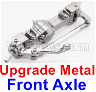 WPL C14 C-14 Hercules Parts-06-02 Upgrade Metal Front axle-Silver colorWPL C14 C-14 RC Car Parts,WPL Hercules Parts,WPL C14 C-14 RC Military Truck Spare parts Accessories,WPL 4X4 1:16 Off-road Truck Parts