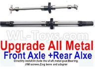 WPL C14 C-14 Hercules Parts-08-05 Upgrade All Metal Front and rear axle shaft(Directlry install,Include the shaft,metal gear,Bearing)WPL C14 C-14 RC Car Parts,WPL Hercules Parts,WPL C14 C-14 RC Military Truck Spare parts Accessories,WPL 4X4 1:16 Off-road Truck Parts