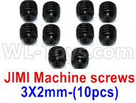 WPL C14 C-14 Hercules Parts-08-21 JIMI Machine screws(3X2mm)-10pcsWPL C14 C-14 RC Car Parts,WPL Hercules Parts,WPL C14 C-14 RC Military Truck Spare parts Accessories,WPL 4X4 1:16 Off-road Truck Parts