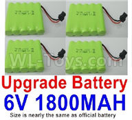 WPL C14 C-14 Hercules Parts-14-07 Upgrade 6V 1800MAH Battery(4pcs)-Size-7X5cmWPL C14 C-14 RC Car Parts,WPL Hercules Parts,WPL C14 C-14 RC Military Truck Spare parts Accessories,WPL 4X4 1:16 Off-road Truck Parts
