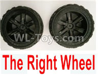 Wltoys 10402 10402.0856 The whole Right wheel(2 set-Include the Wheel hub and Tire lether),Wltoys 10402 RC Car Parts,High speed 1:10 Scale 4wd,10402 Electric Power On Road Drift Racing Truck Car Parts