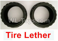 Wltoys 10402 10402.0849 Tire Lether(2pcs-Not include the Wheel hub),Wltoys 10402 RC Car Parts,High speed 1:10 Scale 4wd,10402 Electric Power On Road Drift Racing Truck Car Parts