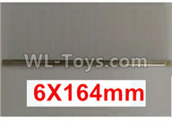 Wltoys 10402 10402.0861 Centre drive shaft-6X164mm,Wltoys 10402 RC Car Parts,High speed 1:10 Scale 4wd,10402 Electric Power On Road Drift Racing Truck Car Parts