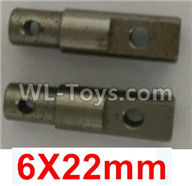 Wltoys 10402 10402.0864 Differential cup shaft(2pcs)-6X22mm,Wltoys 10402 RC Car Parts,High speed 1:10 Scale 4wd,10402 Electric Power On Road Drift Racing Truck Car Parts