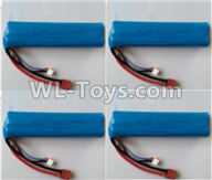 Wltoys 10402 battery-7.4V 3000MAH 15C Battery(4pcs)-136x37x19mm-10402.0884,Wltoys 10402 RC Car Parts,High speed 1:10 Scale 4wd,10402 Electric Power On Road Drift Racing Truck Car Parts