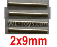 Wltoys 10402 12401.0299 Optical axis-2X9mm(4pcs),Wltoys 10402 RC Car Parts,High speed 1:10 Scale 4wd,10402 Electric Power On Road Drift Racing Truck Car Parts
