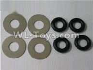 Wltoys 10402 K949-70 Pinghua Division, gasket(total 8pcs),Wltoys 10402 RC Car Parts,High speed 1:10 Scale 4wd,10402 Electric Power On Road Drift Racing Truck Car Parts