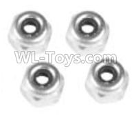 Wltoys 10402 L959-65 M4 locknut(4pcs),Wltoys 10402 RC Car Parts,High speed 1:10 Scale 4wd,10402 Electric Power On Road Drift Racing Truck Car Parts